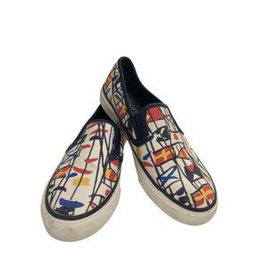 Sperry Women's  size 5M Multicolor Abstract Canvas Slip-On sneakers Shoes